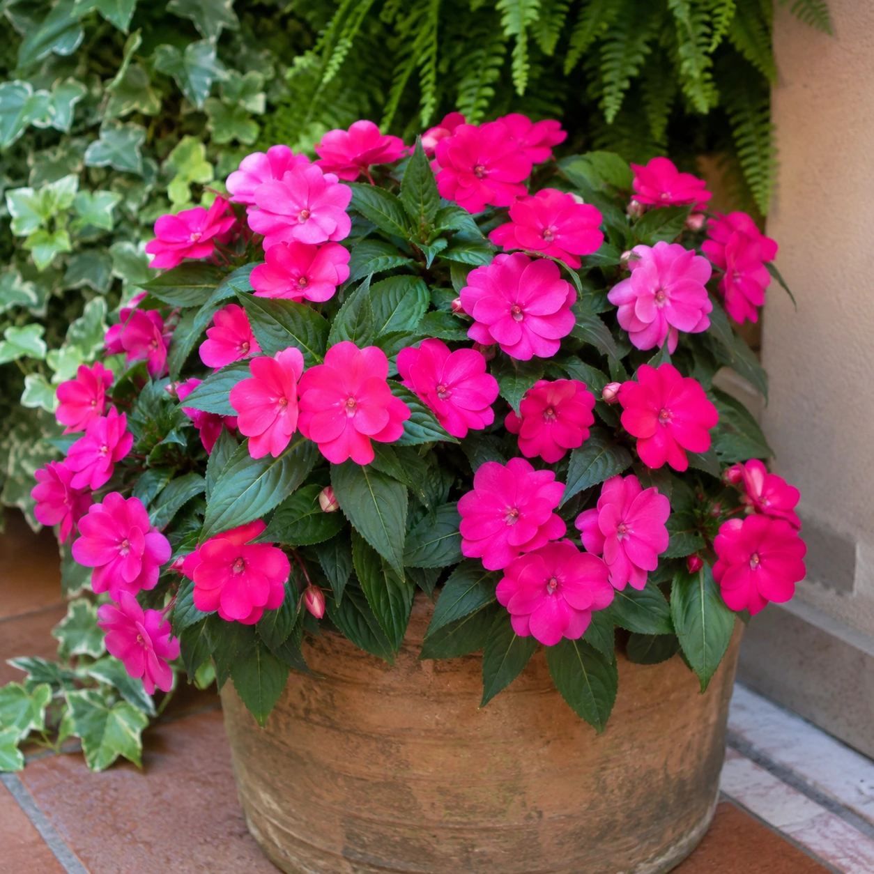 Uso ornamental de Alegría de la casa
