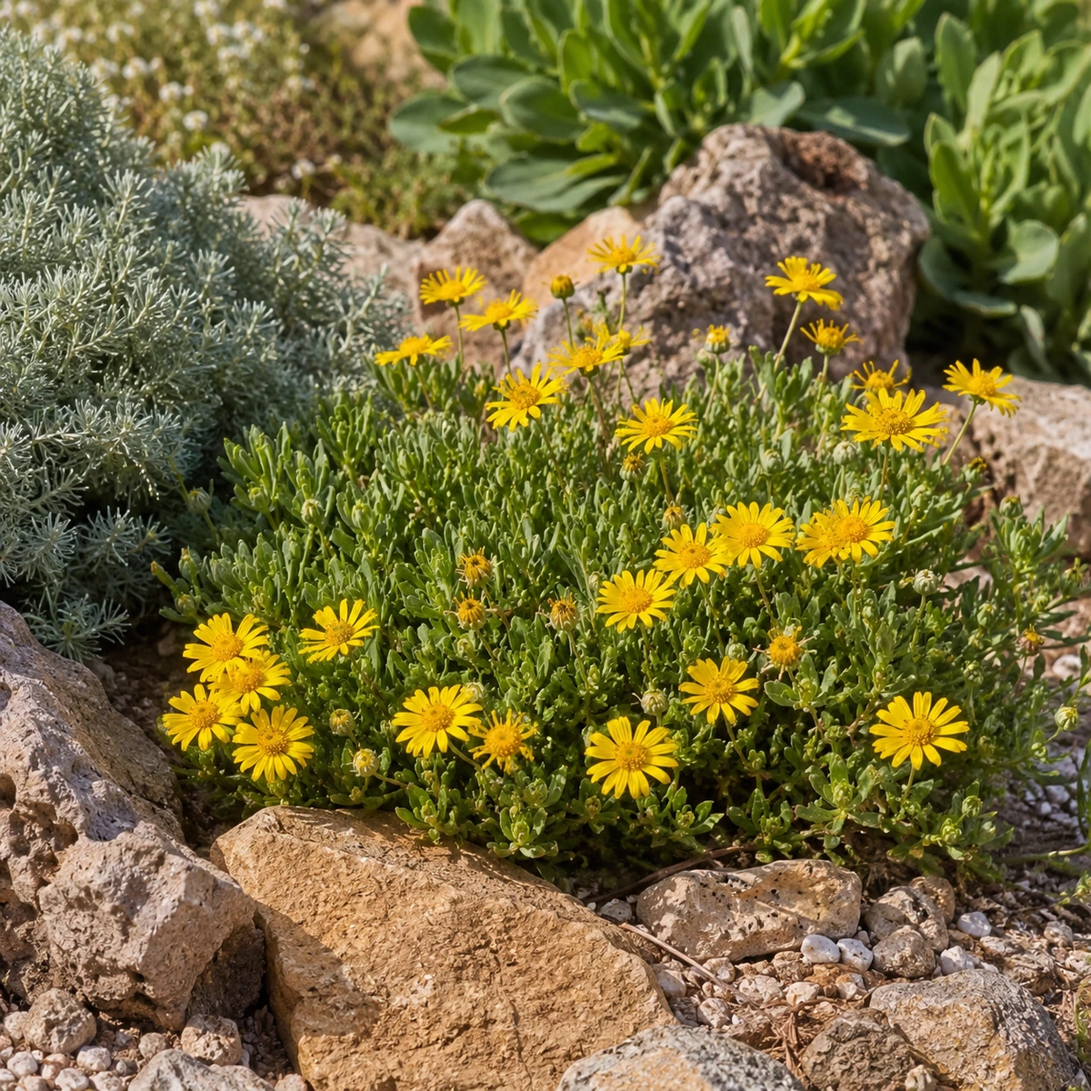 Asteriscus en uso ornamental