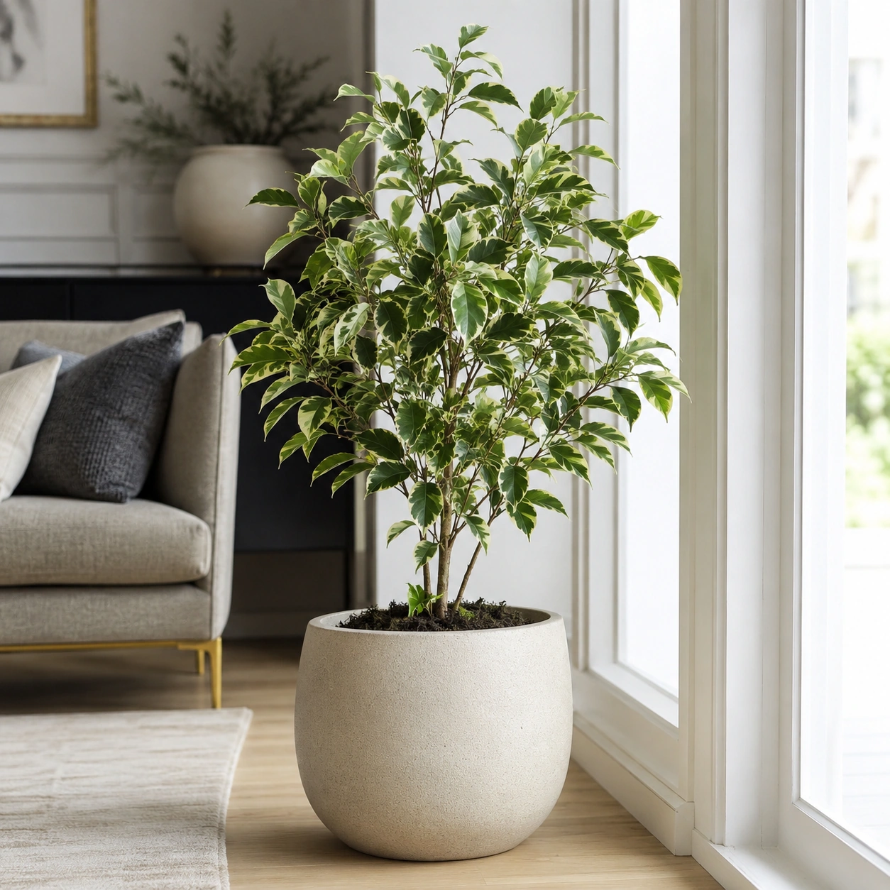 Ficus Danielle utilizada en su ubicación recomendada