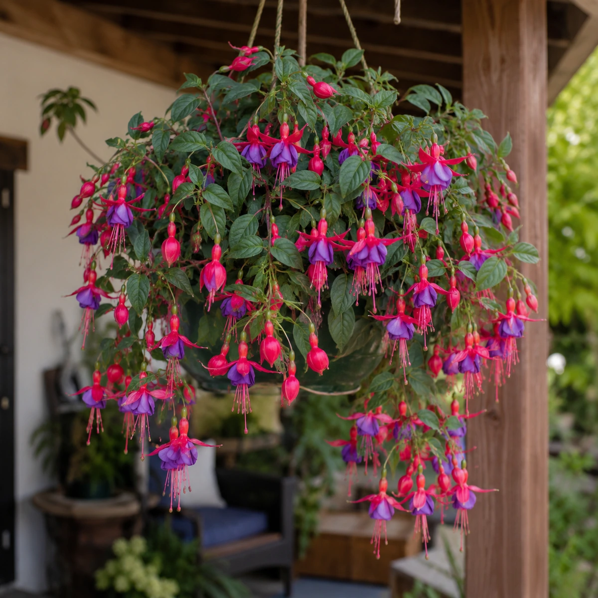 Fuchsia en uso ornamental