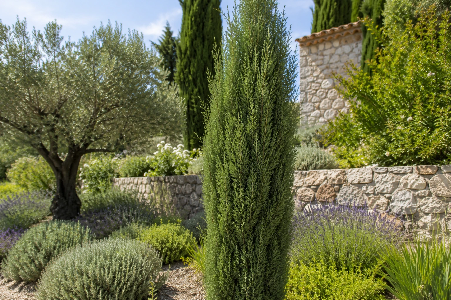 Vista general de Juniperus stricta