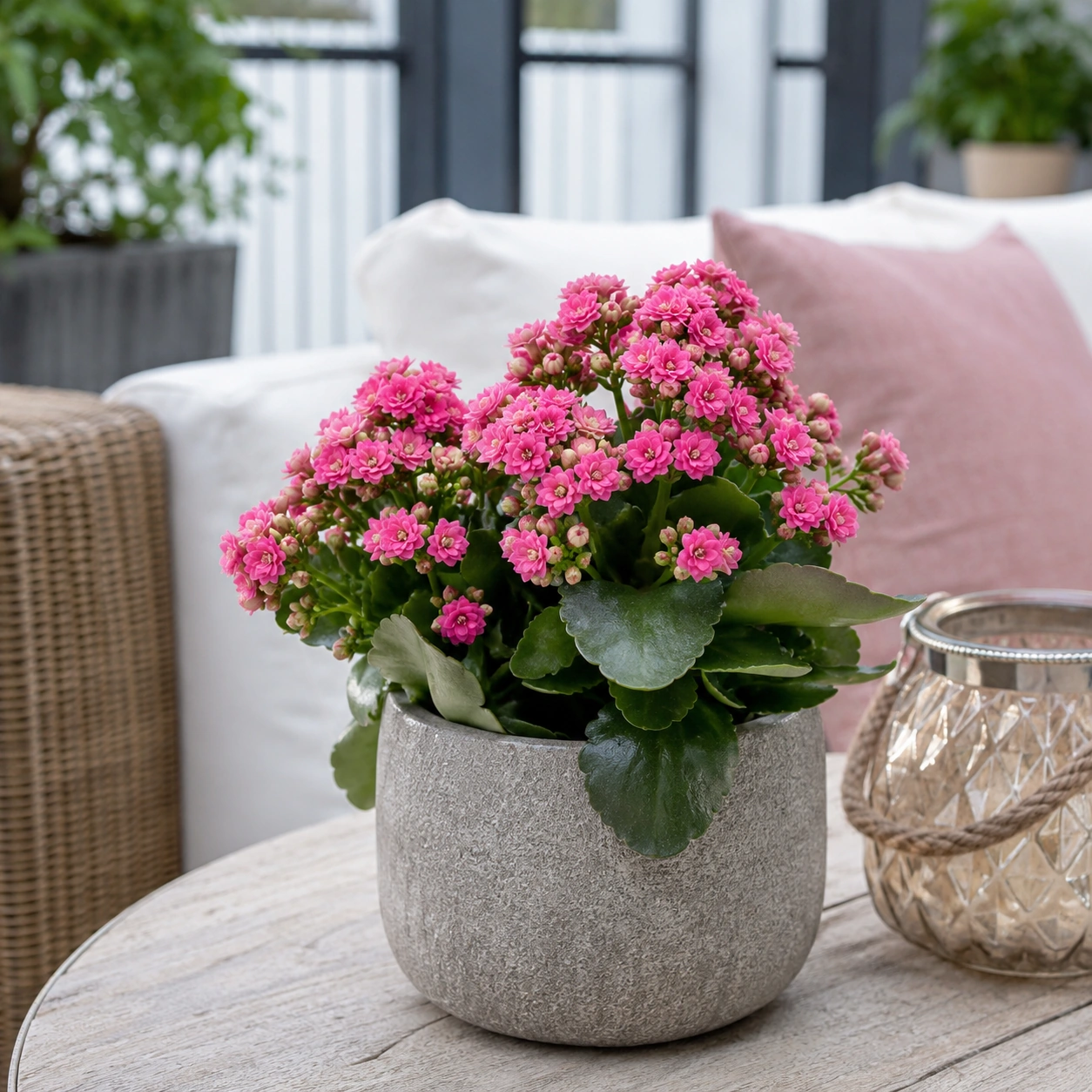 Kalanchoe utilizada en su ubicación recomendada