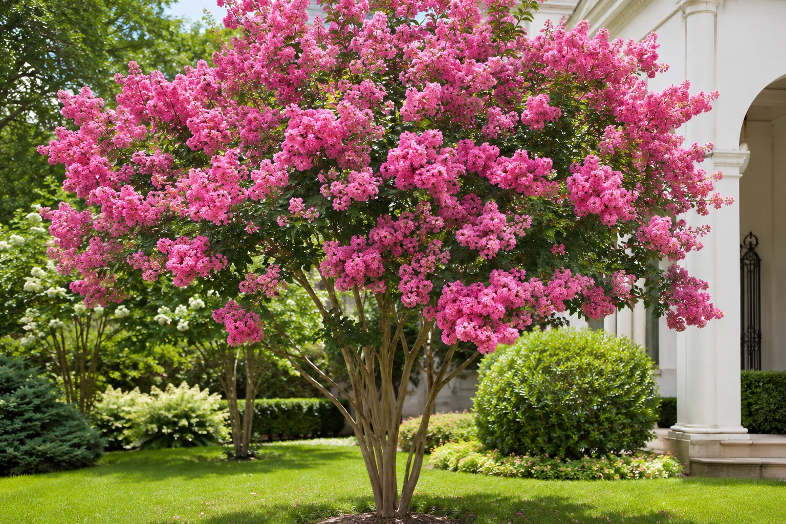 Vista general de Lagerstroemia indica