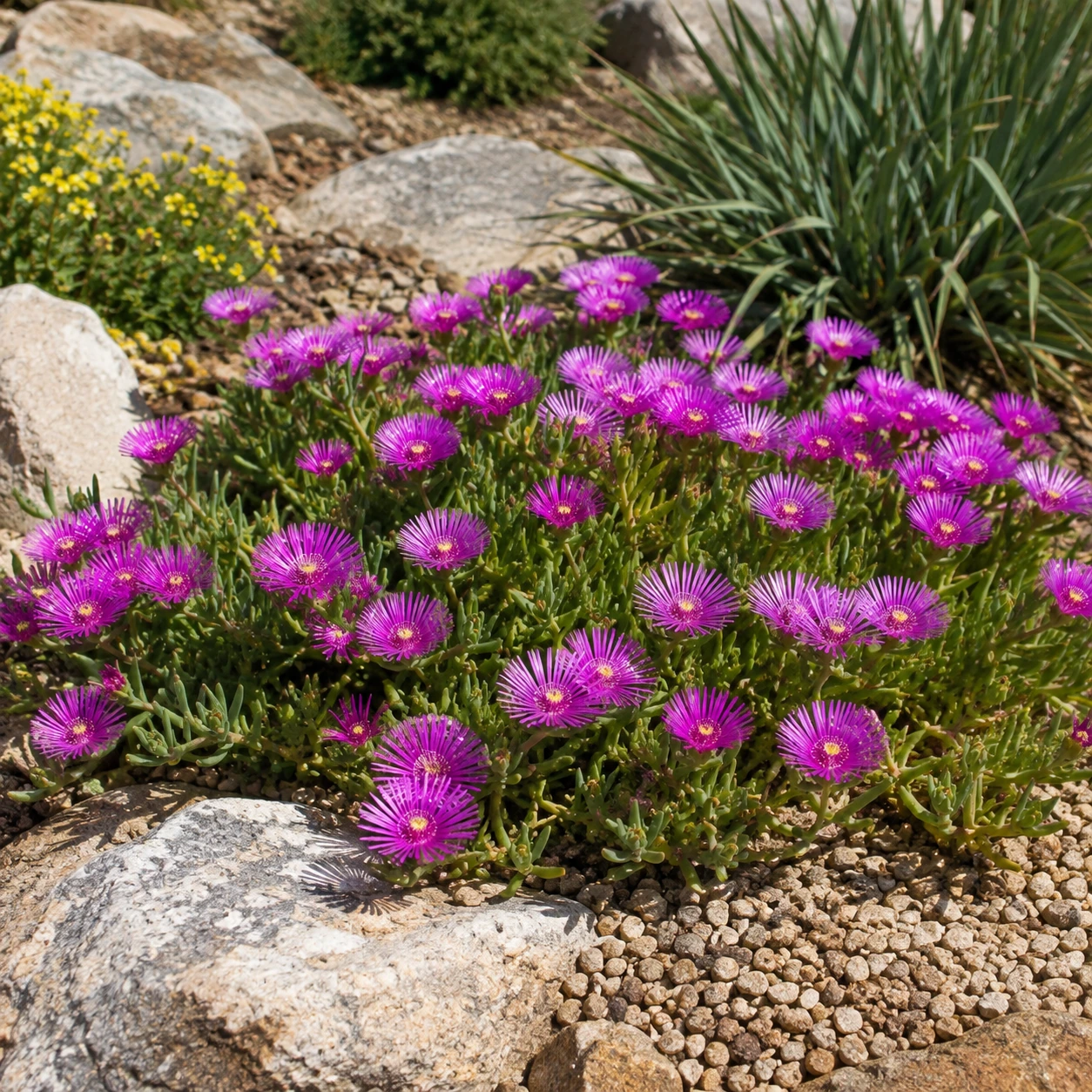 Uso ornamental de Messembryanthemum