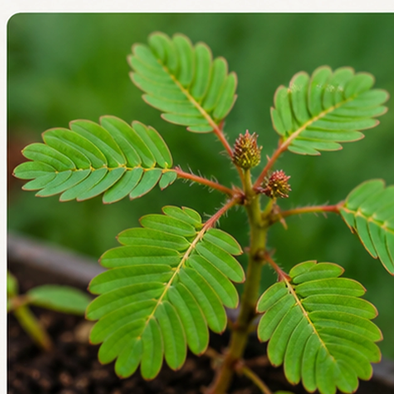 Detalle de Mimosa pudica