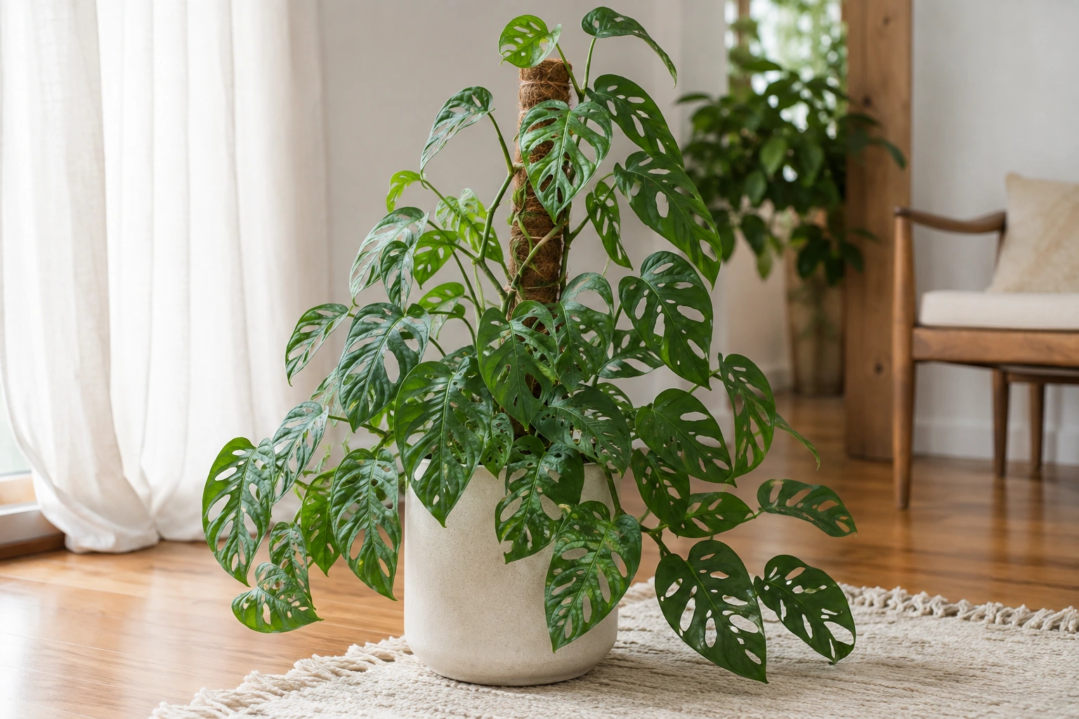 Vista general de Monstera adansonii