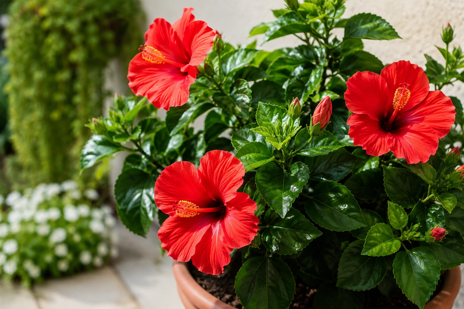Vista general de Pacífico (Hibiscus)