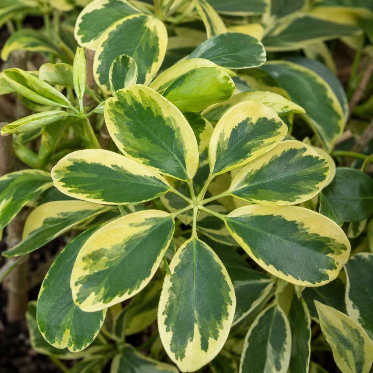 Detalle de Schefflera Gold Capella