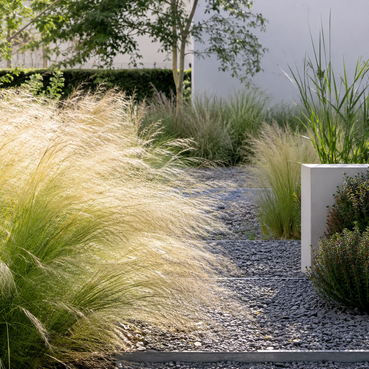 Stipa en uso ornamental