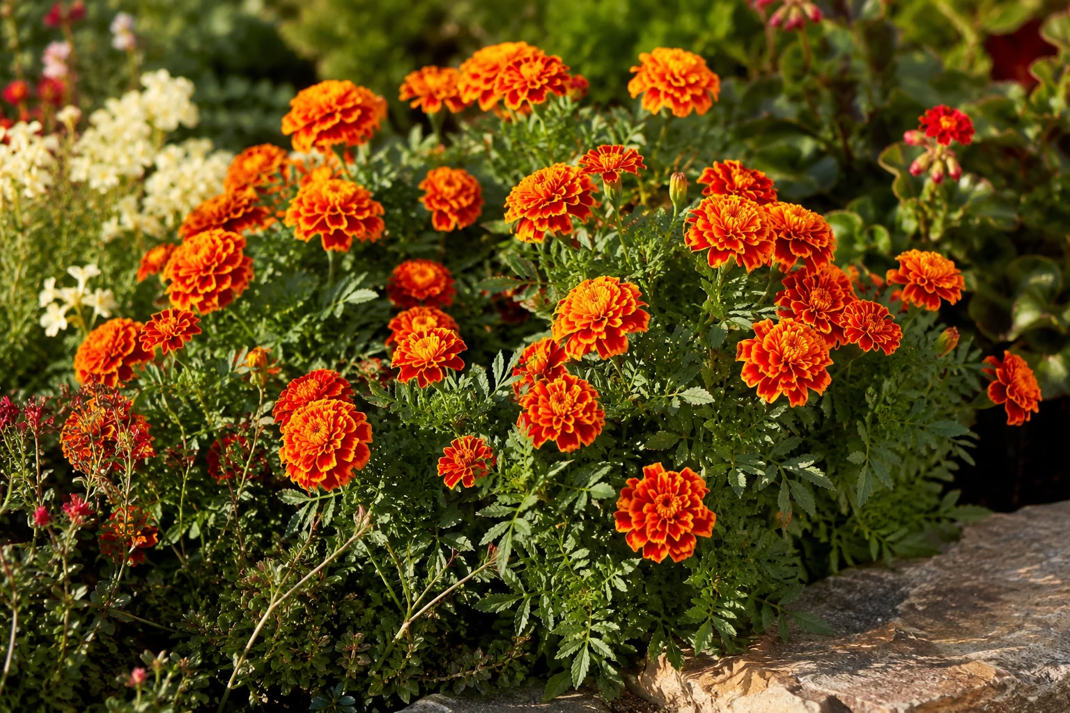 Tagete en uso ornamental