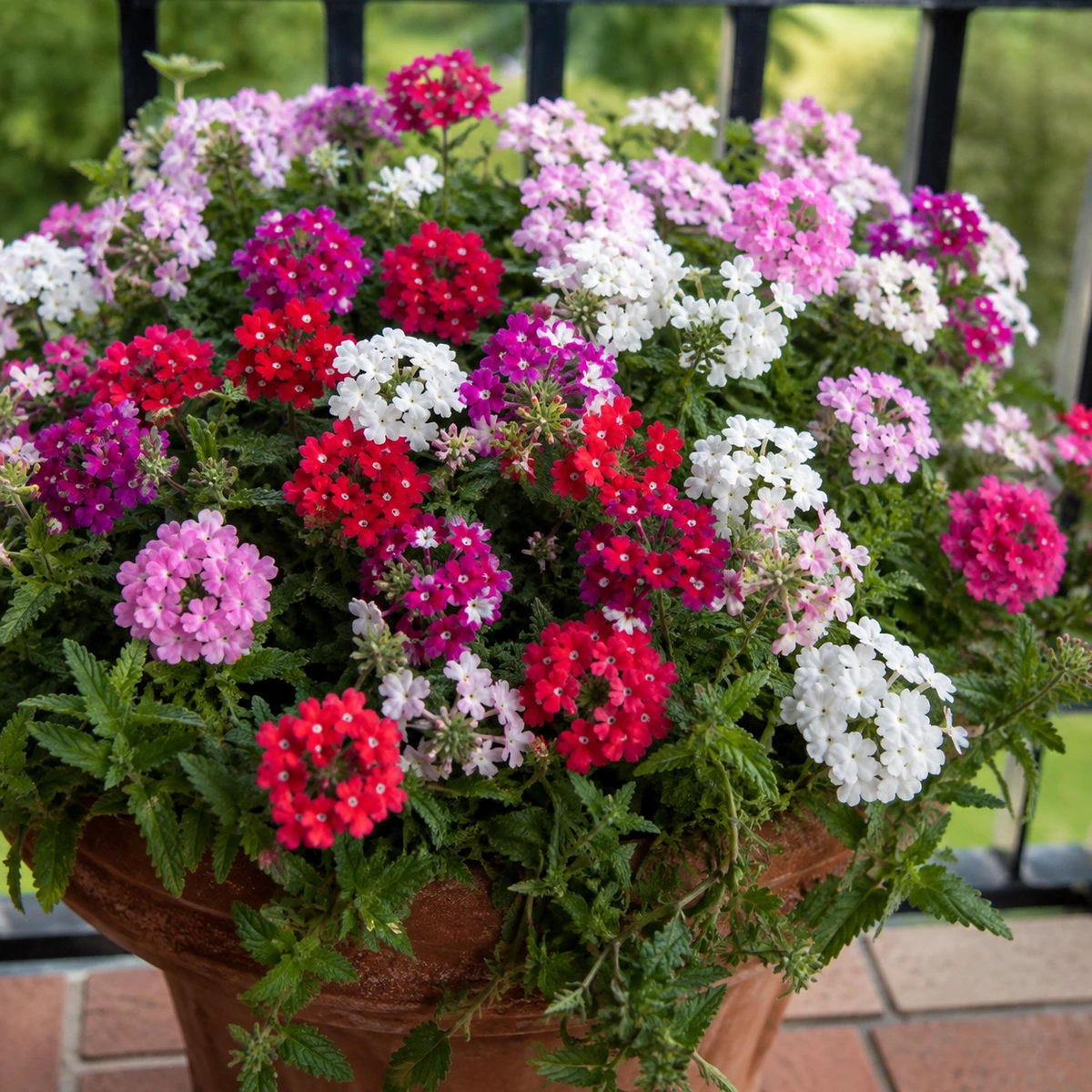 Verbena en uso ornamental