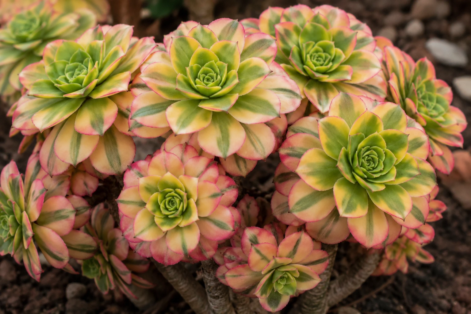 Aeonium haworthii 'Kiwi'