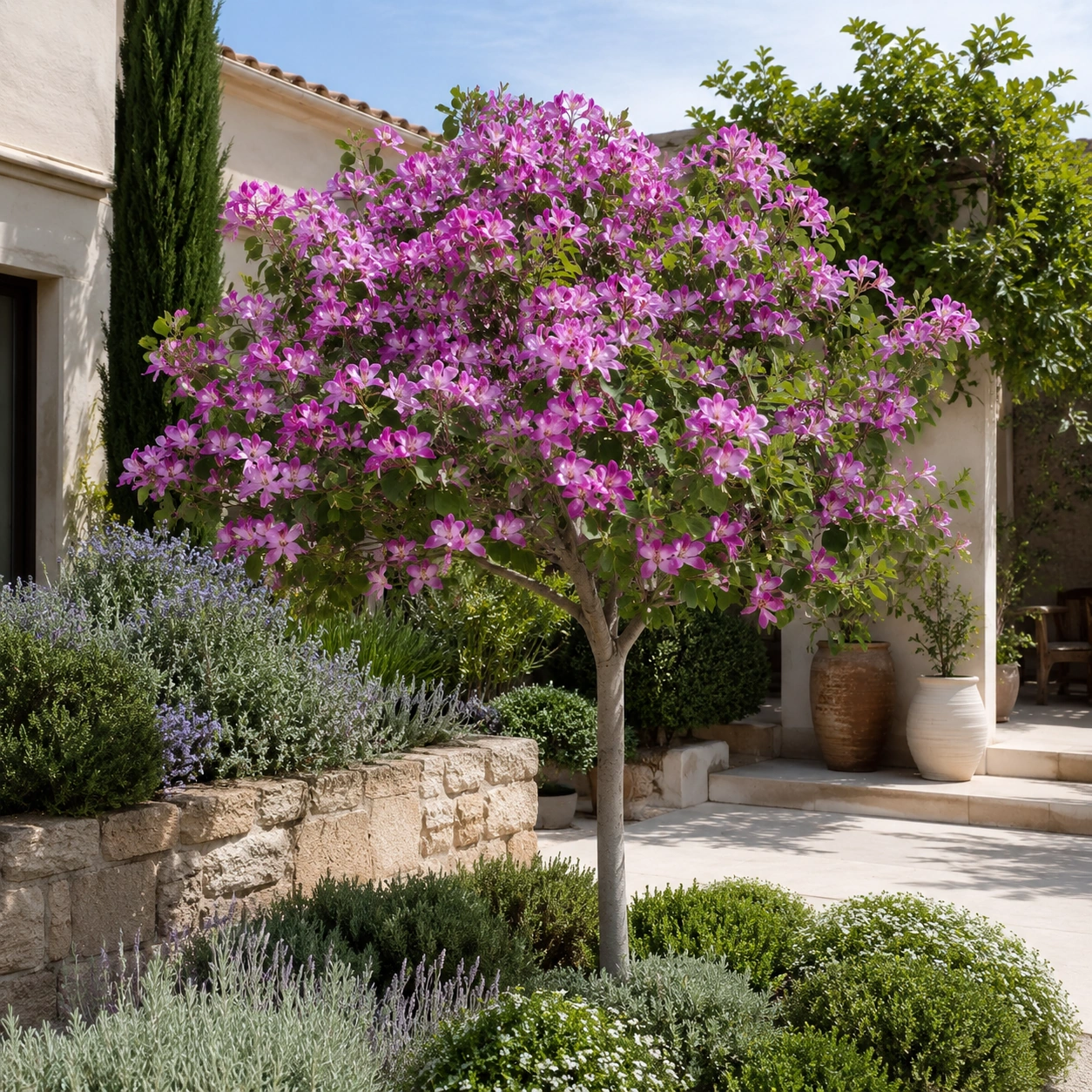 Bauhinia utilizado como árbol ornamental