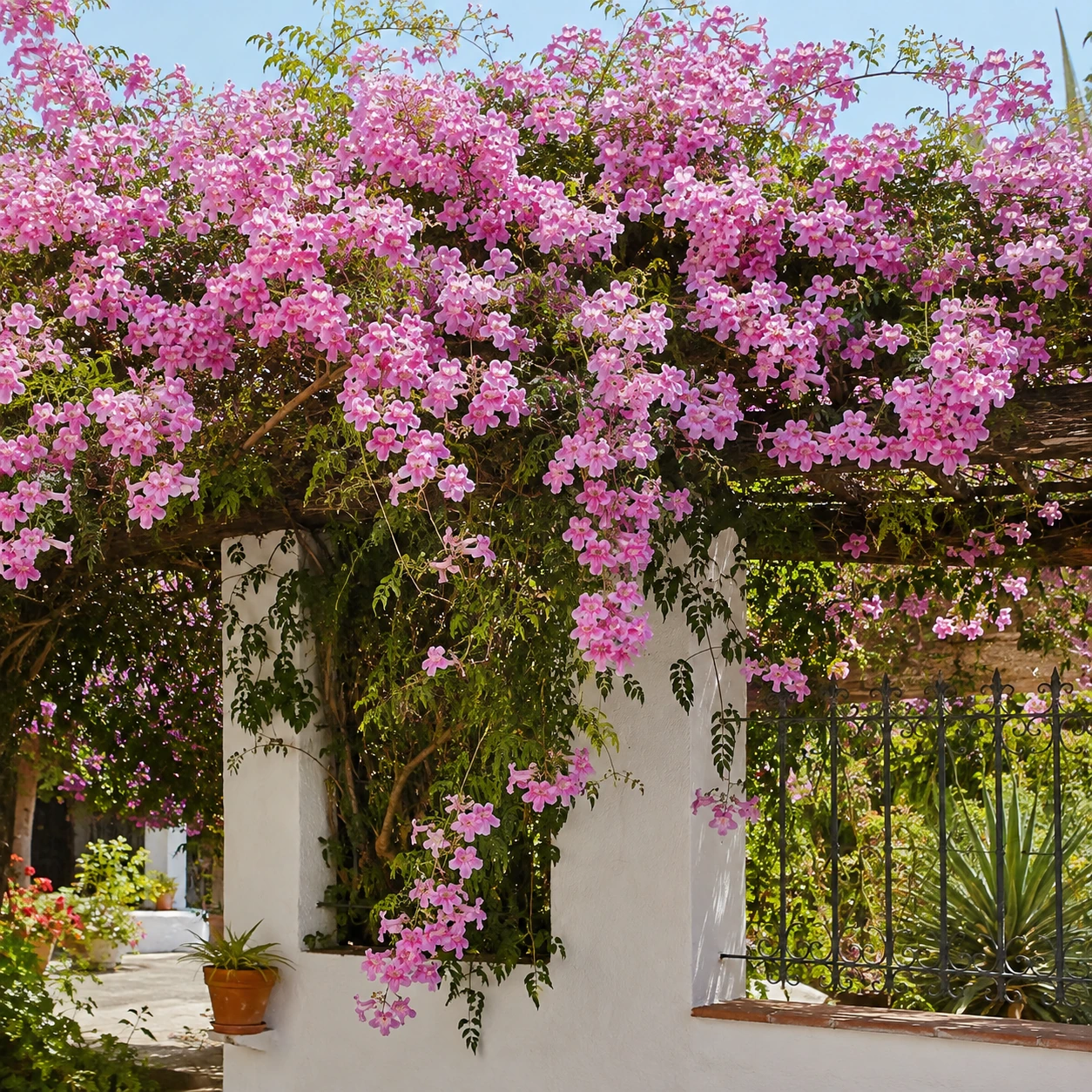 Uso de Bignonia rosa